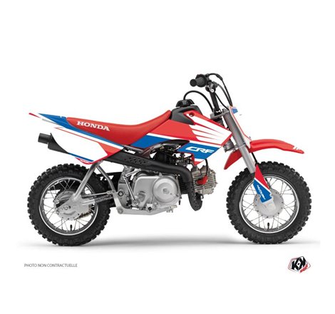 Kit Deco Moto Cross Wing Honda 50 CRF Bleu