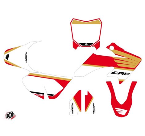 Kit Deco Moto Cross Wing Honda 50 CRF Blanc