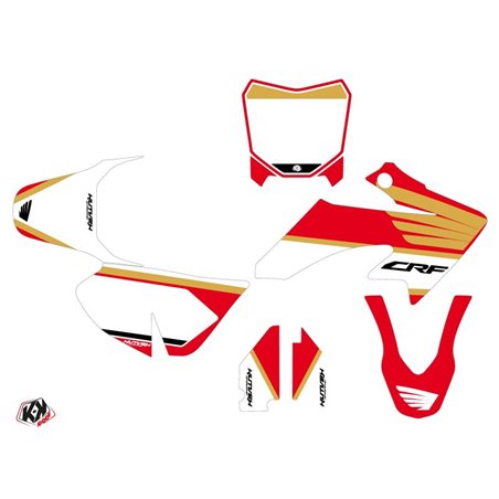 Kit Deco Moto Cross Wing Honda 50 CRF Blanc