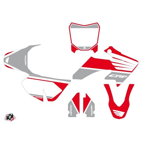 Kit Deco Moto Cross Wing Honda 50 CRF Gris