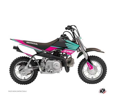 Kit Deco Moto Cross Wing Honda 50 CRF Turquoise