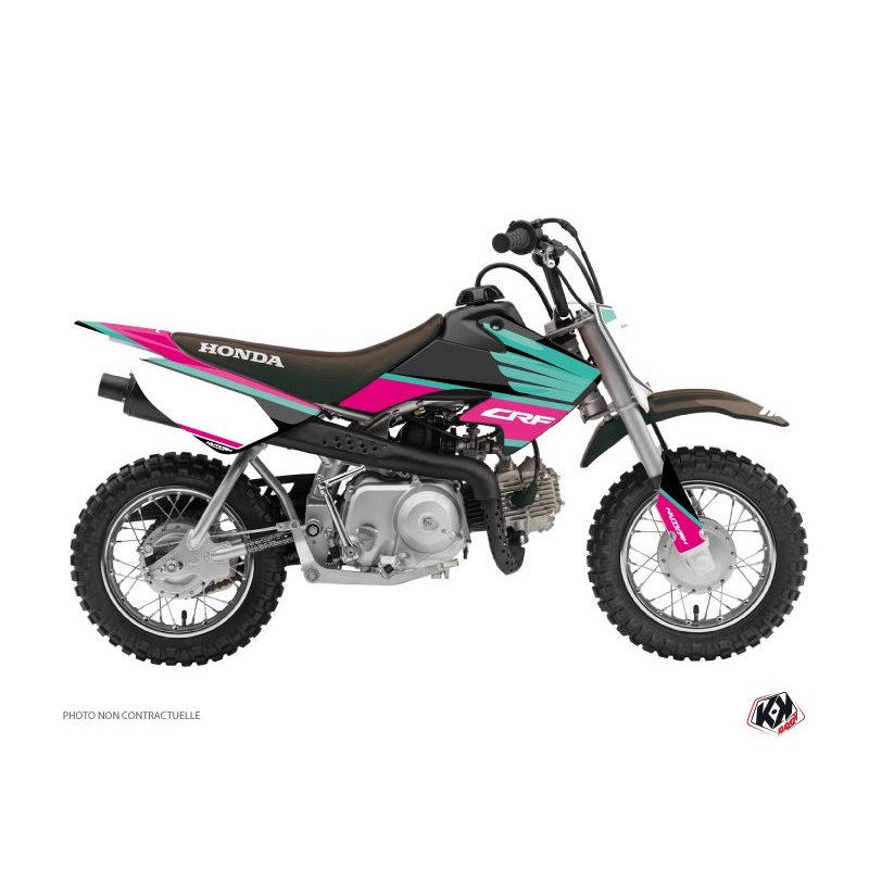 Kit Deco Moto Cross Wing Honda 50 CRF Turquoise