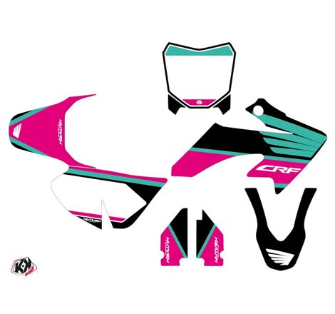 Kit Deco Moto Cross Wing Honda 50 CRF Turquoise