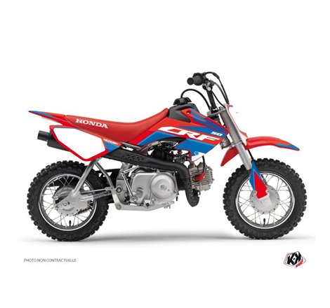 Kit Deco Moto Cross Dyna Honda 50 CRF Bleu