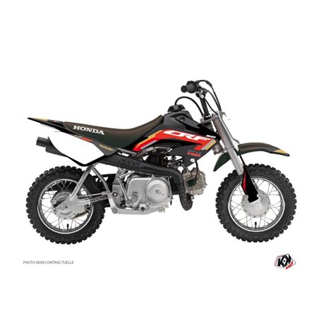 Kit Deco Moto Cross Works Honda 50 CRF Noir