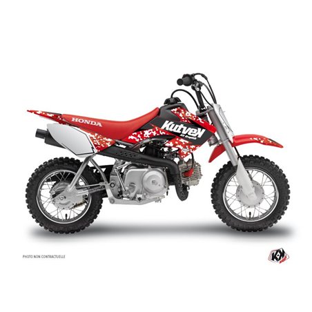 Kit Deco Moto Cross Predator Honda 50 CRF Rouge