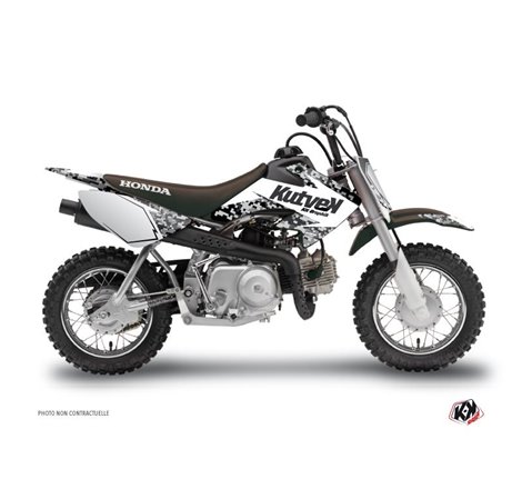 Kit Deco Moto Cross Predator Honda 50 CRF Blanc