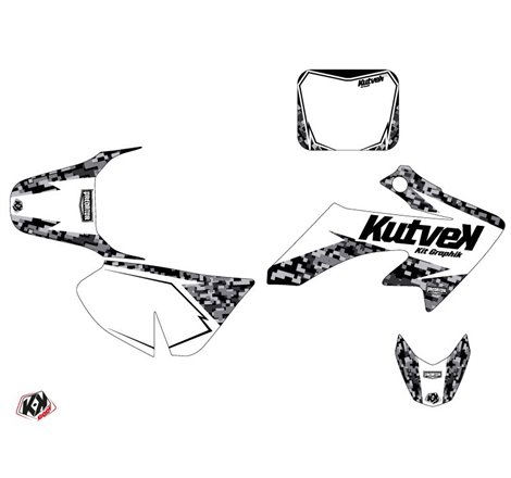 Kit Deco Moto Cross Predator Honda 50 CRF Blanc