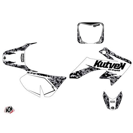 Kit Deco Moto Cross Predator Honda 50 CRF Blanc