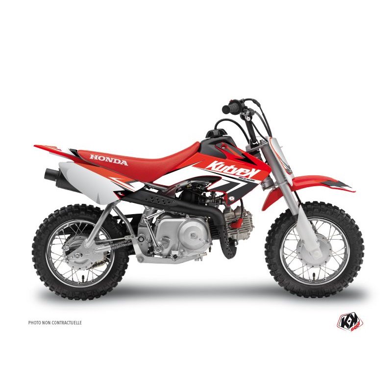 Kit Deco Moto Cross Stage Honda 50 CRF Rouge