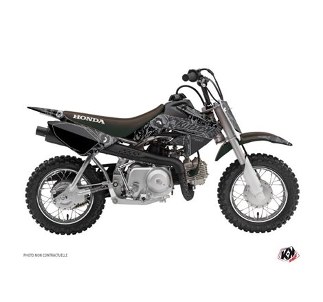 Kit Deco Moto Cross Zombies Dark Honda 50 CRF Noir