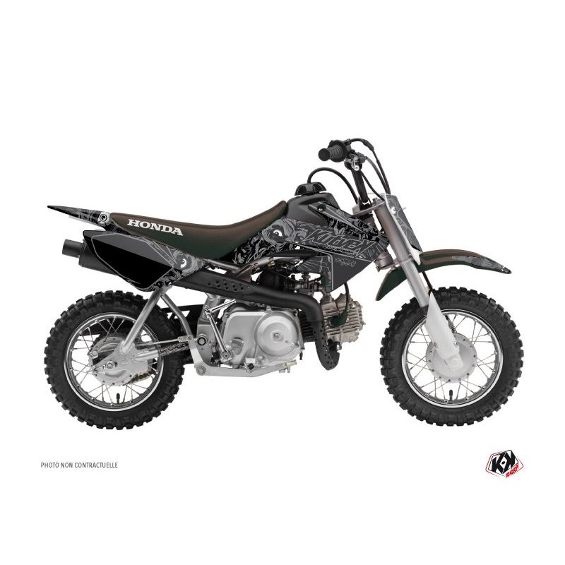 Kit Deco Moto Cross Zombies Dark Honda 50 CRF Noir