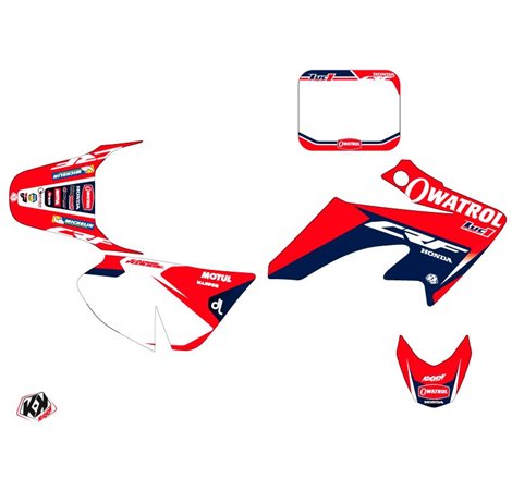 Kit Deco Moto Cross Replica Team Luc1 Honda 50 CRF 2017