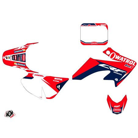 Kit Deco Moto Cross Replica Team Luc1 Honda 50 CRF 2017