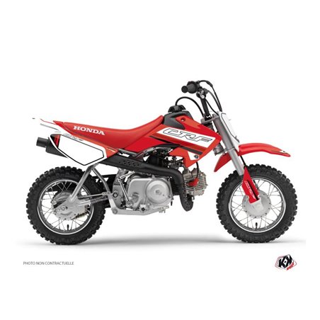 Kit Deco Moto Cross First Honda 50 CRF Rouge