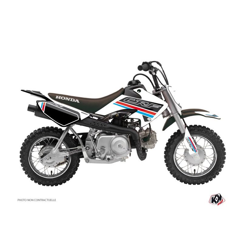 Kit Deco Moto Cross First Honda 50 CRF Blanc