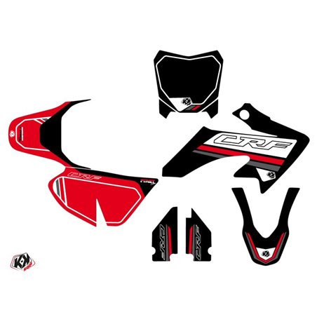 Kit Deco Moto Cross First Honda 50 CRF Noir