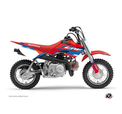 Kit Deco Moto Cross League Honda 50 CRF Rouge