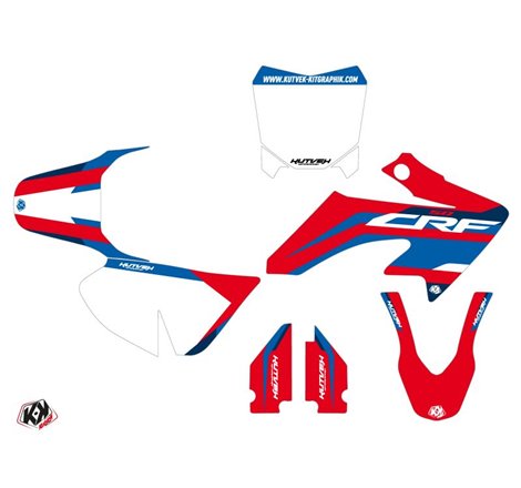 Kit Deco Moto Cross League Honda 50 CRF Rouge