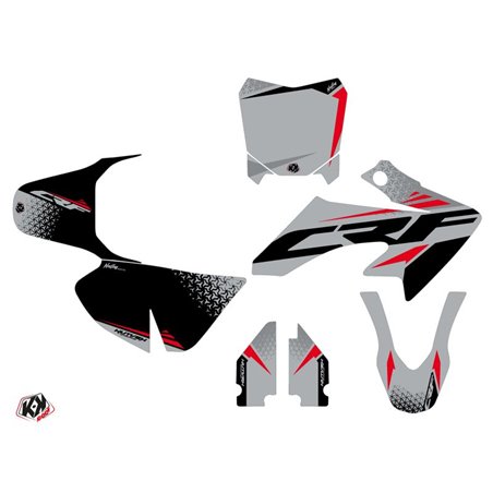 Kit Deco Moto Cross Nasting Honda 50 CRF Gris Rouge