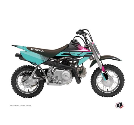 Kit Deco Moto Cross Nasting Honda 50 CRF Turquoise