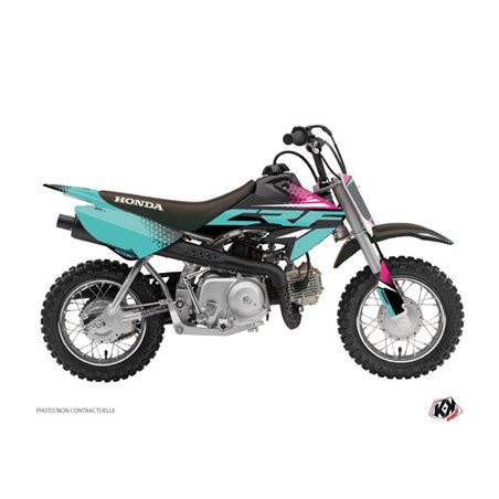 Kit Deco Moto Cross Nasting Honda 50 CRF Turquoise