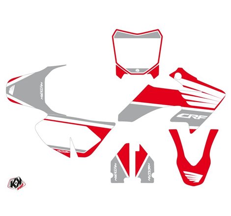 Kit Deco Moto Cross Wing Honda 50 CRF Gris