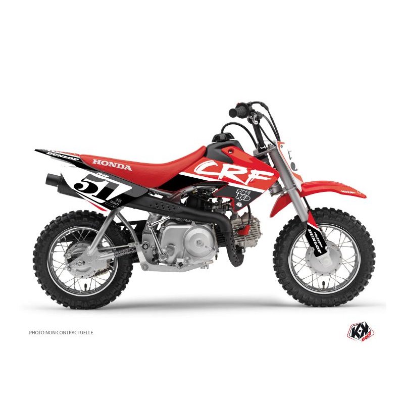 Kit Deco Moto Cross Rask Honda 50 CRF Noir