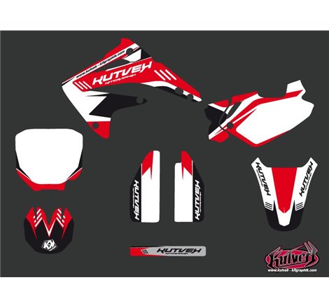 Kit Deco Moto Cross Chrono Honda 85 CR Noir