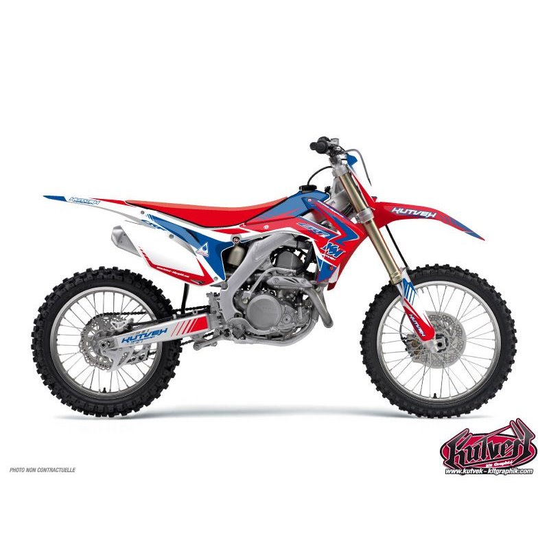 Kit Deco Moto Cross Pulsar Honda 85 CR Bleu