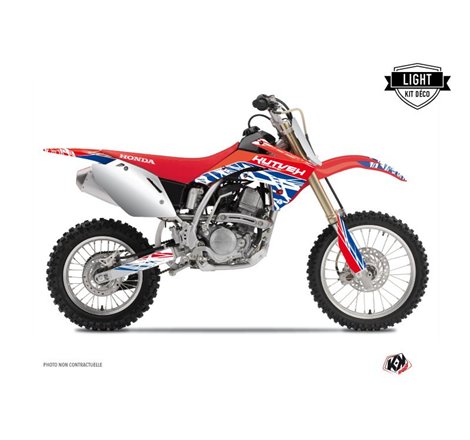 Kit Deco Moto Cross Eraser Honda 125 CR Rouge Bleu