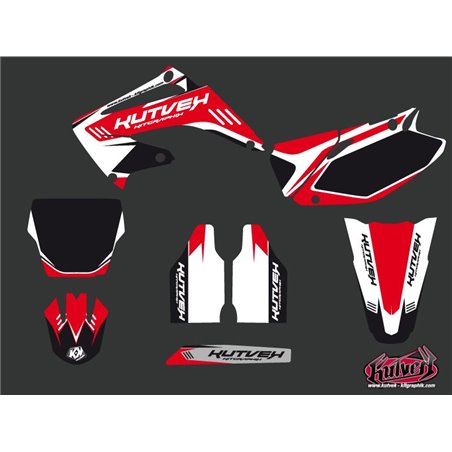 Kit Deco Moto Cross Chrono Honda 125 CR Noir