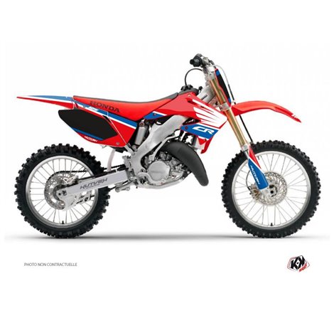 Kit Deco Moto Cross Wing Honda 125 CR Bleu