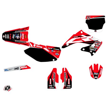 Kit Deco Moto Cross Replica Team SR Honda 125 CR 2018-2019