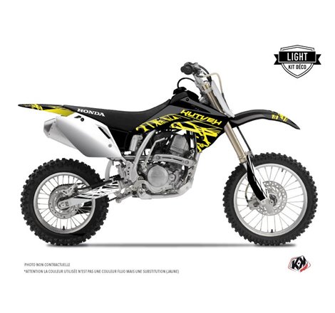 Kit Deco Moto Cross Eraser Fluo Honda 125 CR Jaune