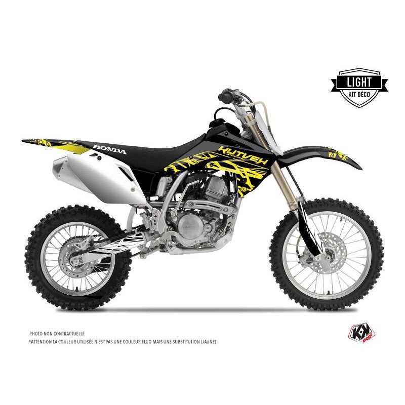 Kit Deco Moto Cross Eraser Fluo Honda 125 CR Jaune