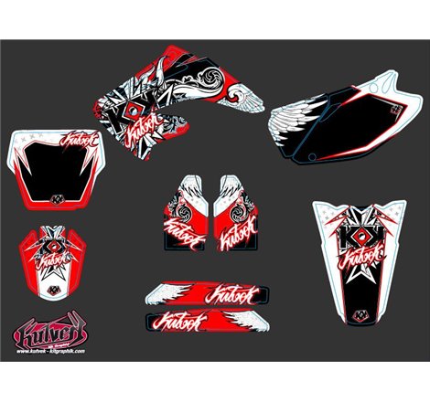 Kit Deco Moto Cross Demon Honda 125 CR