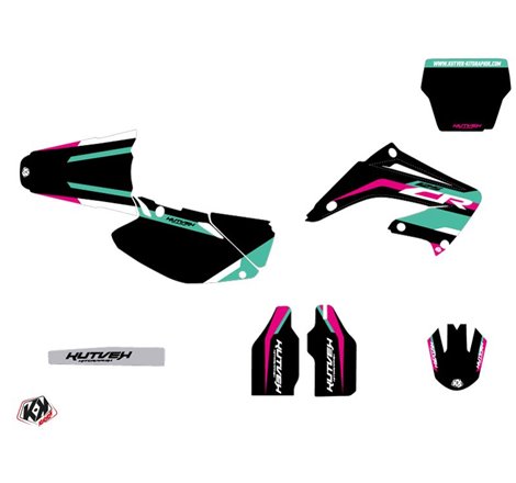 Kit Deco Moto Cross League Honda 125 CR Turquoise