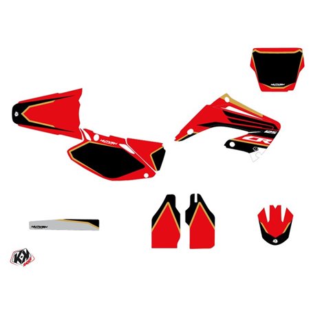 Kit Deco Moto Cross Dyna Honda 125 CR Gold