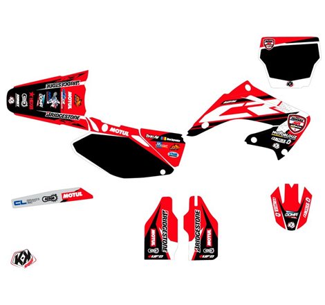 Kit Deco Moto Cross Replica Team SR Honda 125 CR 2018-2019