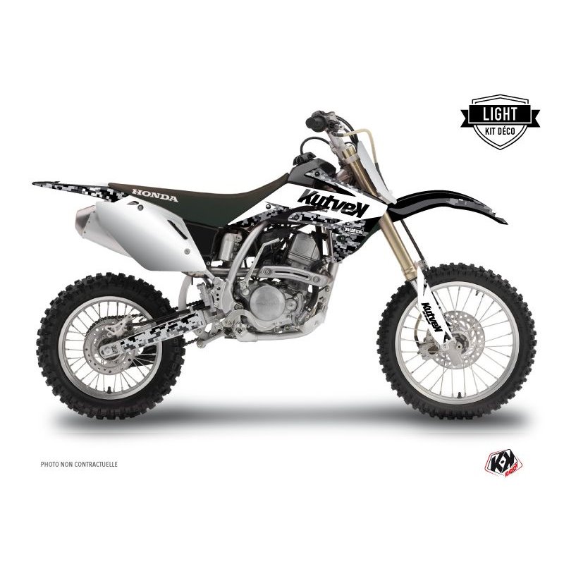 Kit Deco Moto Cross Predator Honda 125 CR Blanc