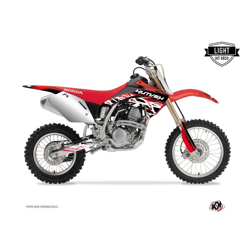 Kit Deco Moto Cross Eraser Honda 125 CR Rouge Blanc