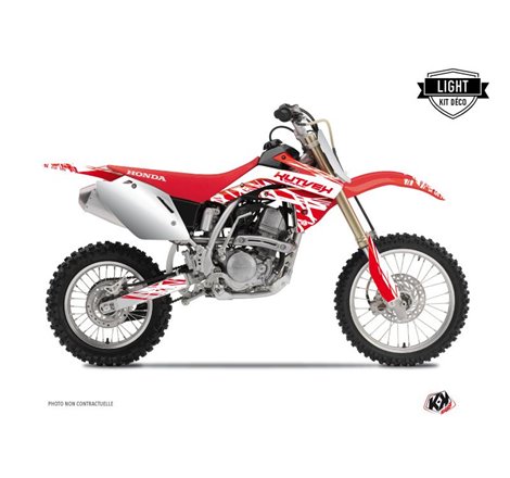 Kit Deco Moto Cross Eraser Honda 125 CR Blanc Rouge