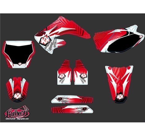 Kit Deco Moto Cross Graff Honda 125 CR