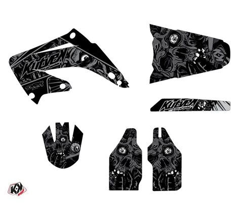 Kit Deco Moto Cross Zombies Dark Honda 125 CR Noir