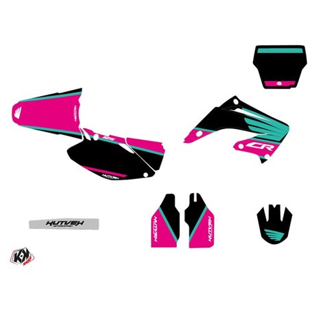 Kit Deco Moto Cross Nasting Honda 125 CR Turquoise