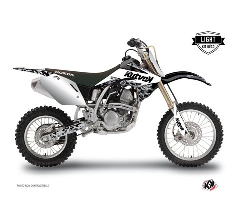 Kit Deco Moto Cross Predator Honda 125 CR Blanc