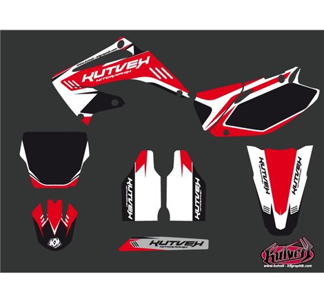 Kit Deco Moto Cross Chrono Honda 125 CR Noir