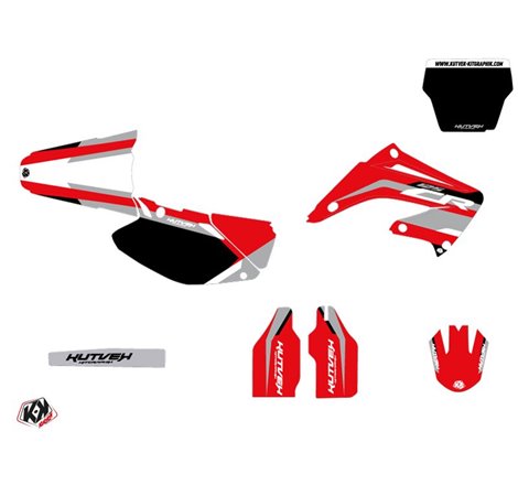 Kit Deco Moto Cross League Honda 125 CR Gris