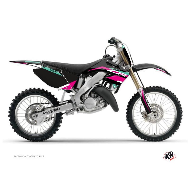 Kit Deco Moto Cross League Honda 125 CR Turquoise